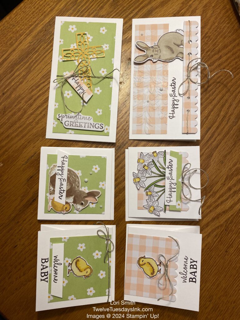 Sweet Springtime Easter and Baby cards