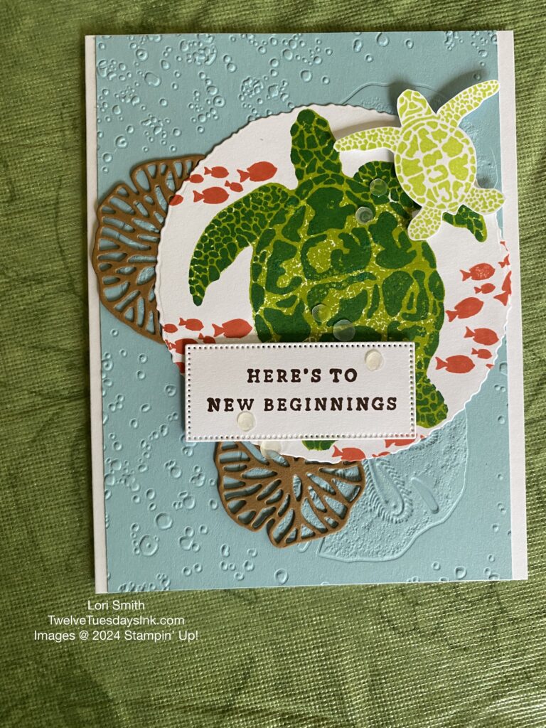 Seaside Wishes, Sea Turtle, Wild Ferns