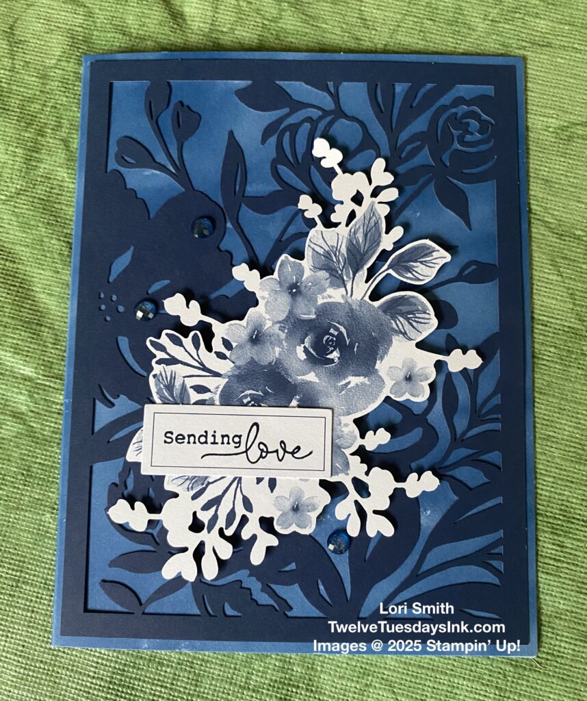 my Beautiful Blues kit, "sending love"