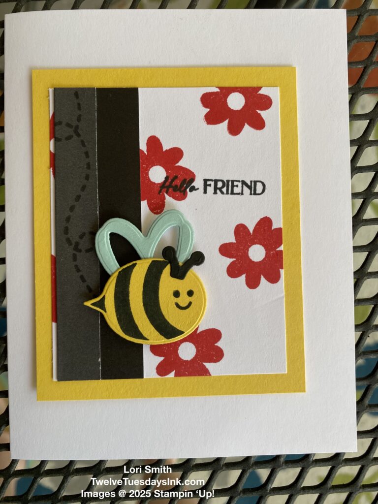 two-tone cardstock, Memento ink, 