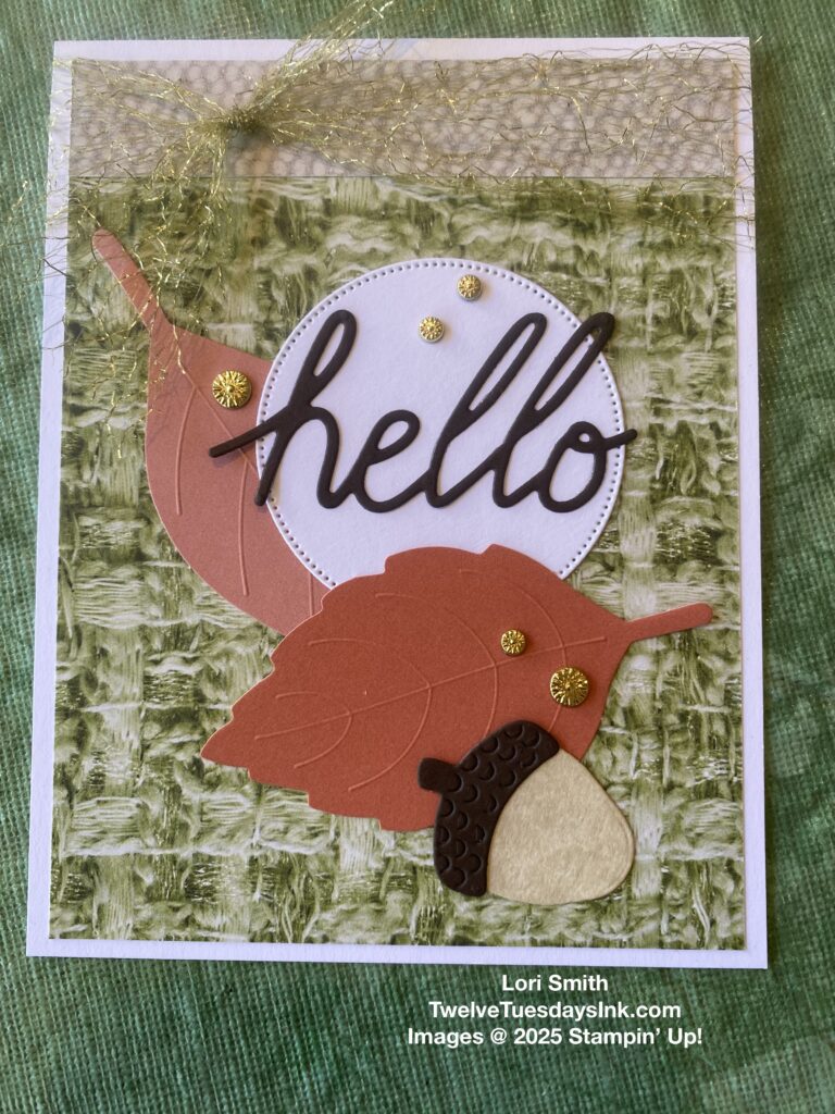 Fall Toile, Need for Tweed DSP, Harvest Home Garland kit, fall leaves