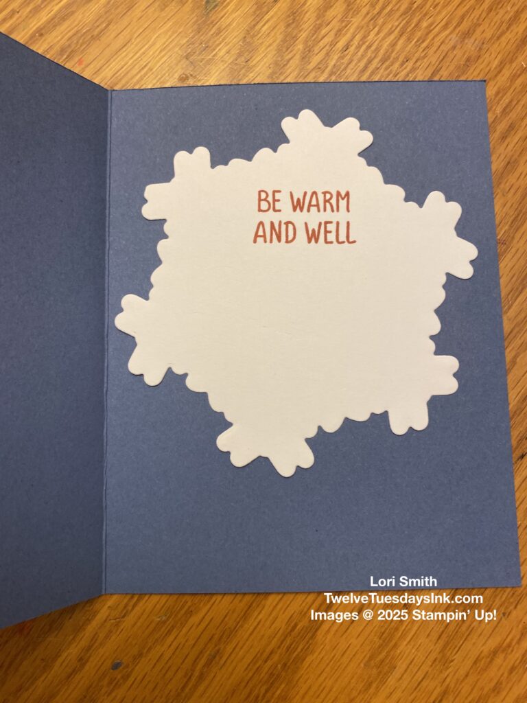 November Demonstrator project, Weekend Adventure collage, Snowflake Kisses