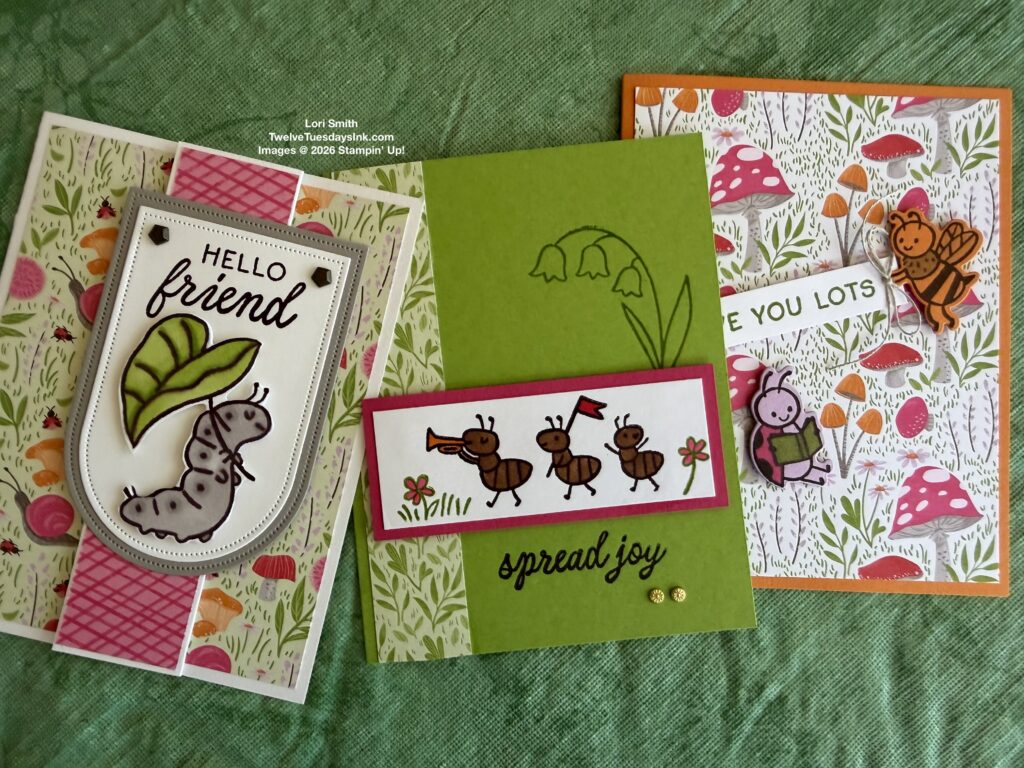 Sweet Bugs, Ladybugs Flowers and More, Toadstool Garden DSP